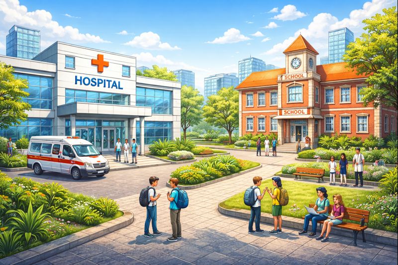 Hospital & Education
